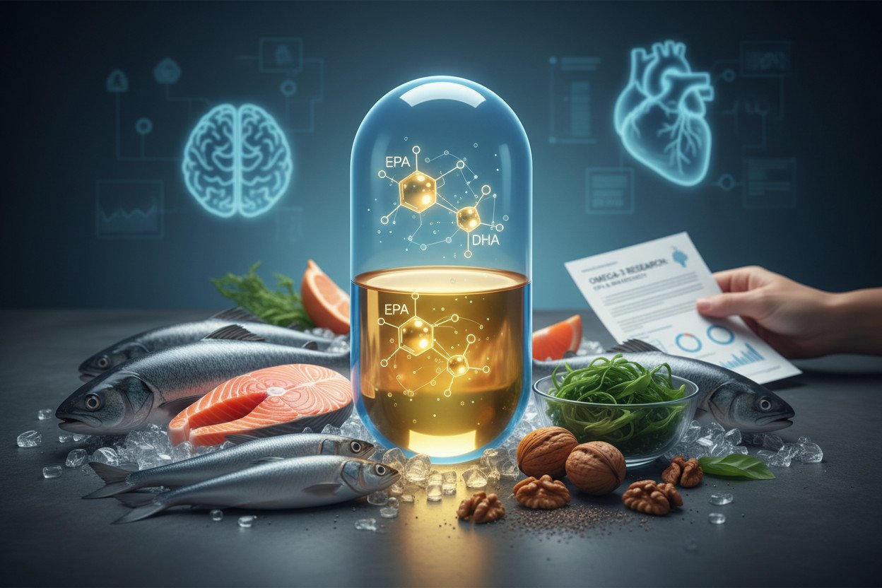 Omega-3 — co mówią badania o kwasach tłuszczowych EPA i DHA