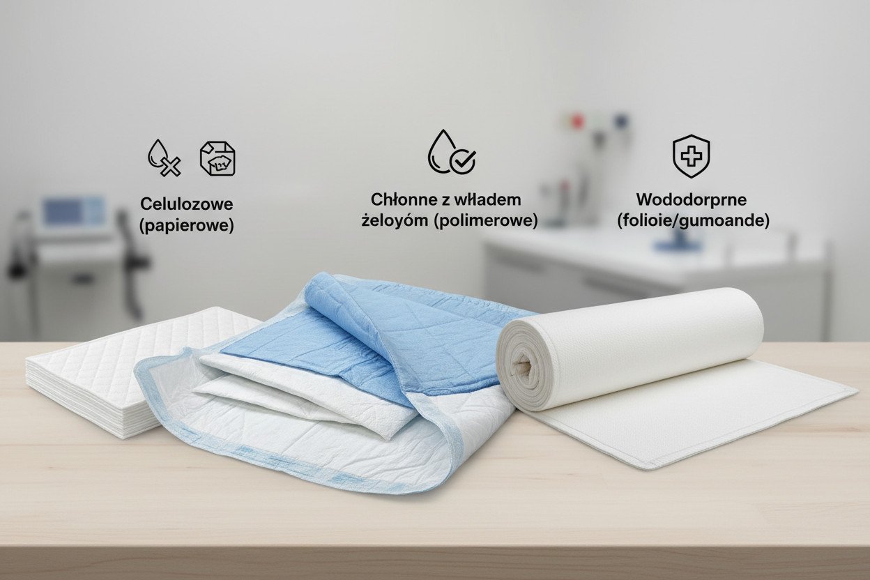 Tabela porównawcza typów podkładów medycznych